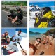 Tripod Mount Selfie Stick Extendable Monopod For Gopro Hero AXNEN SJCAM Xiaomi YI Action Camera Mini Handheld Portable Monopod