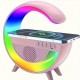 New Wireless Speakers With Wireless Fast Charging Rhythm RGB Light, Bar Smart Light, Sunrise Alarm Clock, WakeUp Light For Bedrooms, Dimmable Table Lamp