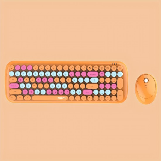 Cofii Candy XR Wireless Round Keycap Keyboard Mouse Set