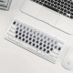 2pcs Colorful Universal Keyboard Stickers, Computer Keyboard Replacement Decals, Keyboard Letter Stickers - Strong Adhesive, Non-falling