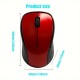 1pc 2.4GHz wireless mouse optical mouse game console with USB receiver game mouse for computer, office, PC, laptop accessories