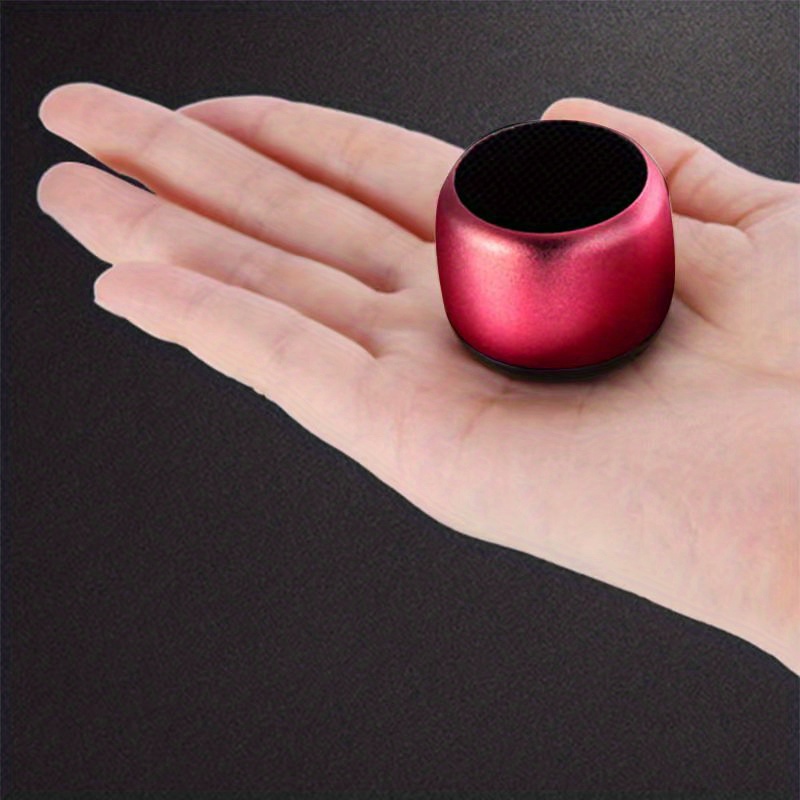 speaker: big sound, portable mini music player speaker big sound steel cannon hd surround sound perfect for smartphones gifts details 0