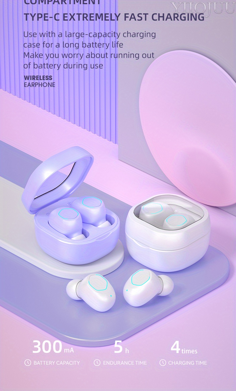 wireless earphones call noise reduction wireless earphones touch gaming earbuds tws headset in ear stereo hands free hd call hifi headset earbuds wiht microphone 2023 details 9